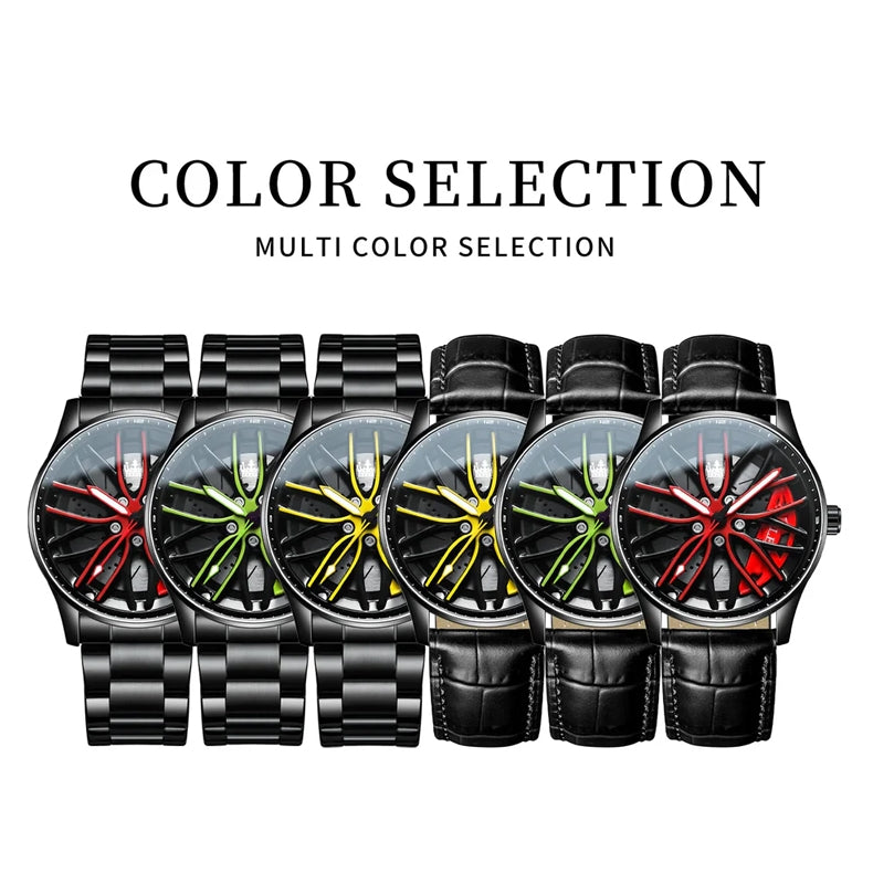 Men's luxury sport car watches